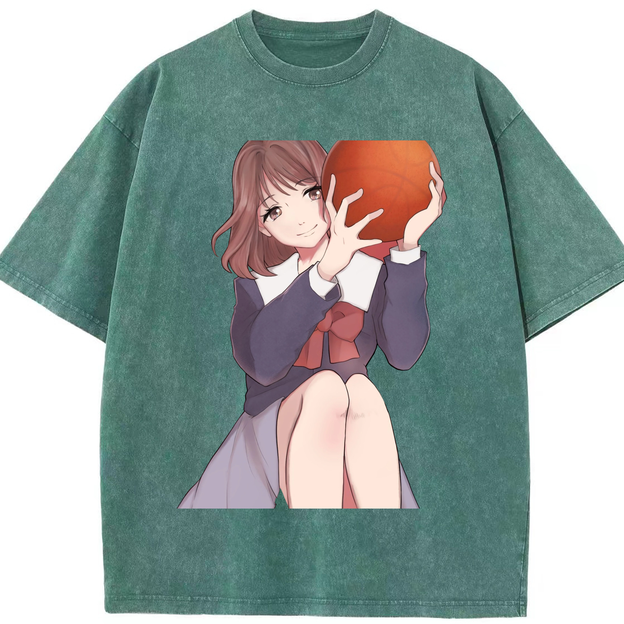 （画像用） SLAM DUNK／スラムダンク 綿100% ヴィンテージ風 半袖Tシャツ（フロントプリント）